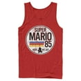 thumbnail image 1 of Men's Nintendo Super Mario Retro Rainbow Ring  Tank Top Red 2X Large, 1 of 4