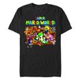 thumbnail image 1 of Men's Nintendo Super Mario World Poster Graphic T-Shirt, 1 of 5