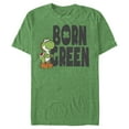 thumbnail image 1 of Men's Nintendo Super Mario Yoshi St. Patrick's Born  Graphic Tee Kelly Heather Small, 1 of 3