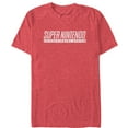 thumbnail image 1 of Men's Nintendo Super NES Text Logo  Graphic Tee Red Heather Large, 1 of 4