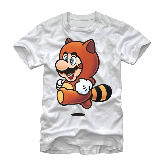 Men's Nintendo Tanooki Mario Graphic T-Shirt