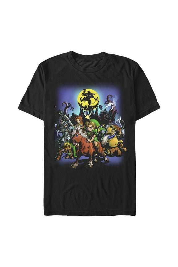 Men's Nintendo The Legend of Zelda 3D Poster Graphic T-Shirt
