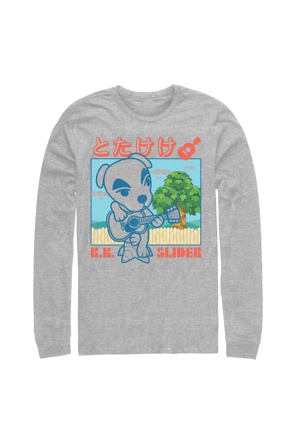 Men's Nintendo Totakeke K.K. Slider Guitar Long Sleeve Shirt