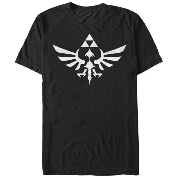 Men's Nintendo Triforce  Graphic Tee Black X Large