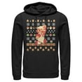 thumbnail image 1 of Men's Nintendo Ugly Christmas Super Mario Pixel  Pull Over Hoodie Black Small, 1 of 3