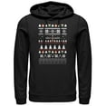 thumbnail image 1 of Men's Nintendo Ugly Mario Holiday Sweater  Pull Over Hoodie Black X Large, 1 of 3