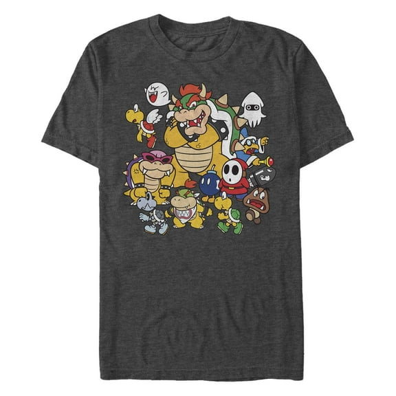 Men's Nintendo Villain Group Shot Graphic T-Shirt