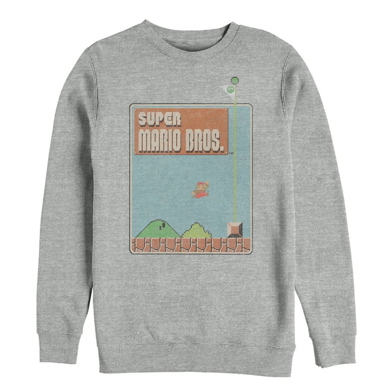 Nintendo Vintage Mario Fly Screen Men s Sweatshirt