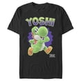 thumbnail image 1 of Men's Nintendo Yoshi '90s Vibe Graphic Tee Black Small, 1 of 4
