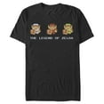 thumbnail image 1 of Men's Nintendo Zelda 8-Bit Link Side by Side Graphic Tee Black 2X Large, 1 of 4