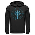 thumbnail image 1 of Men's Nintendo Zelda Breath of the Wild Eye  Pull Over Hoodie Black 3X Large, 1 of 3