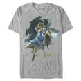 thumbnail image 1 of Men's Nintendo Zelda Link Bow and Arrow Jump  Graphic Tee Athletic Heather Medium, 1 of 4