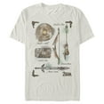 thumbnail image 1 of Men's Nintendo Zelda Quest Gear Array  Graphic Tee Cream 2X Large, 1 of 3
