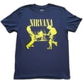 thumbnail image 1 of Men's Nirvana Stage Slim Fit T-shirt XX-Large Navy, 1 of 3