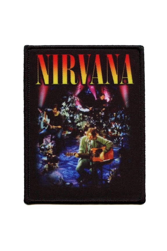 Men's Nirvana Unplugged Photo Woven Patch