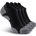 thumbnail image 1 of Men's No Show Compression Athletic Socks, Cushioned for Running Hiking, 1 of 7