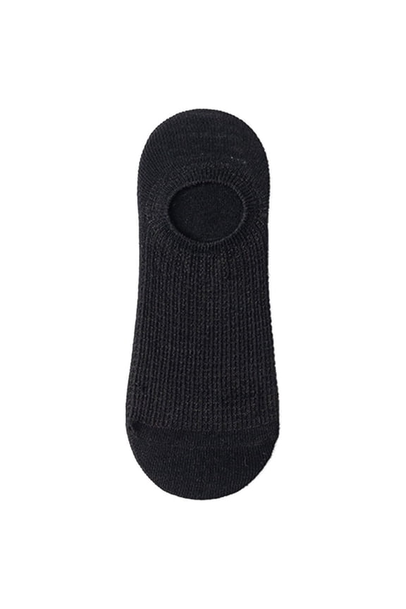 Men's No-Show Socks, 1 Pair, Solid Color Mesh Breathable Liner Socks for Sneakers and Casual Comfort, Ultra Thin Invisible Design for Daily Wear and Light Activities Black