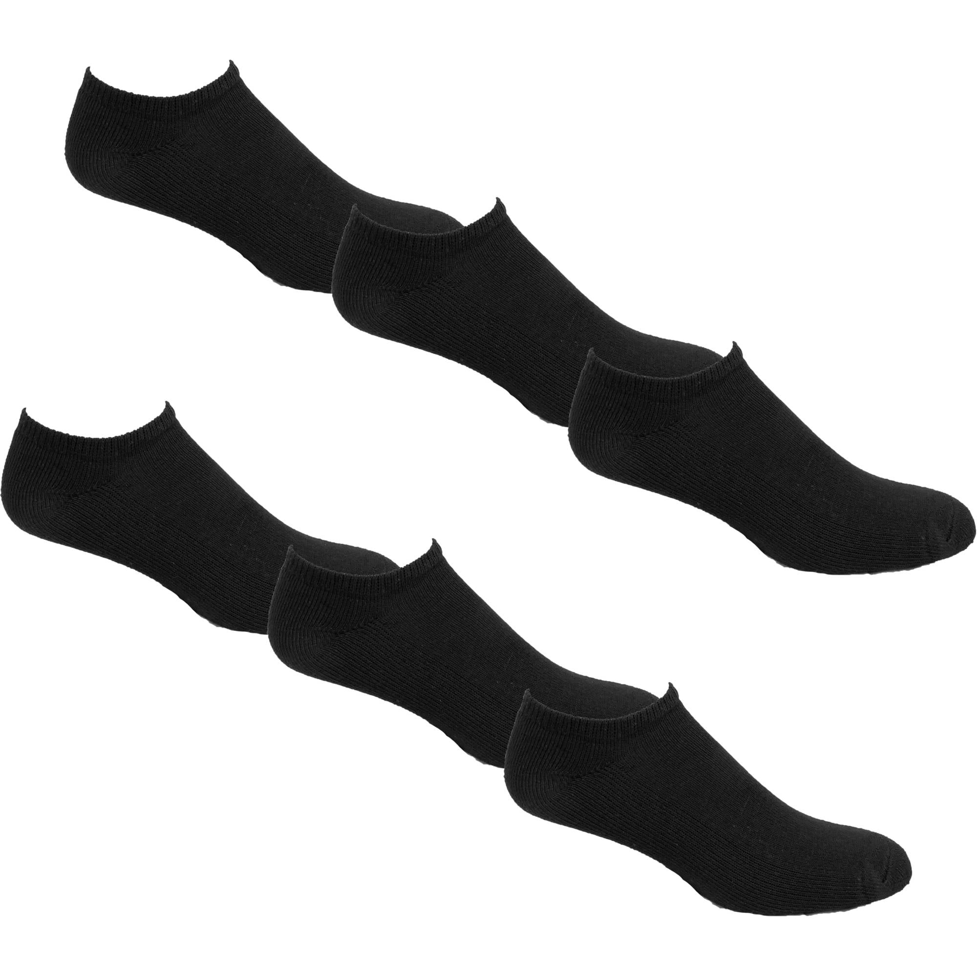 Men's No Show Socks 6Pack