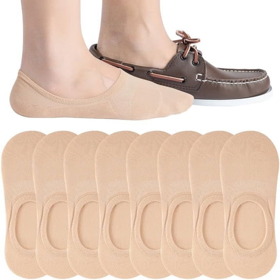 Men's No Show Socks - Non Slip & Low Cut Under Ankle Invisible Socks - For Casual & Formal Wear - Soft & Stretchable