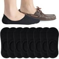 thumbnail image 1 of Men's No Show Socks - Non Slip & Low Cut Under Ankle Invisible Socks - For Casual & Formal Wear - Soft & Stretchable, 1 of 1