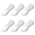 thumbnail image 1 of LDU Men's No Show Socks, Solid Skin Friendly Breathable Quick Dry Invisible Low Cut Socks for Daily Wear, 6 Pairs, 1 of 7