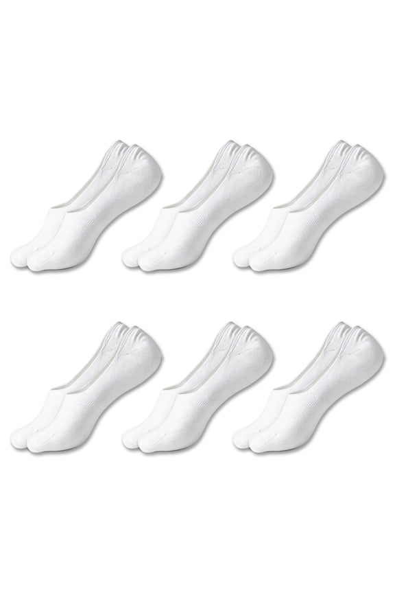Men's No Show Socks, Solid Skin Friendly Breathable Quick Dry Invisible Low Cut Socks for Daily Wear, 6 Pairs