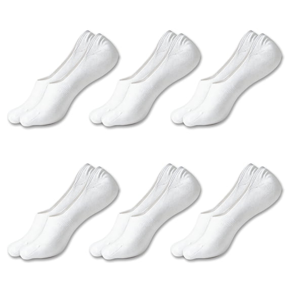 LDU Men's No Show Socks, Solid Skin Friendly Breathable Quick Dry Invisible Low Cut Socks for Daily Wear, 6 Pairs