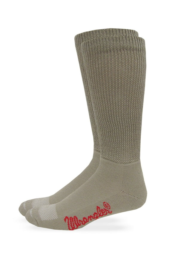 Men's Non-Binding Smooth Toe Ultra-Dri Crew Boot Socks 1 Pack