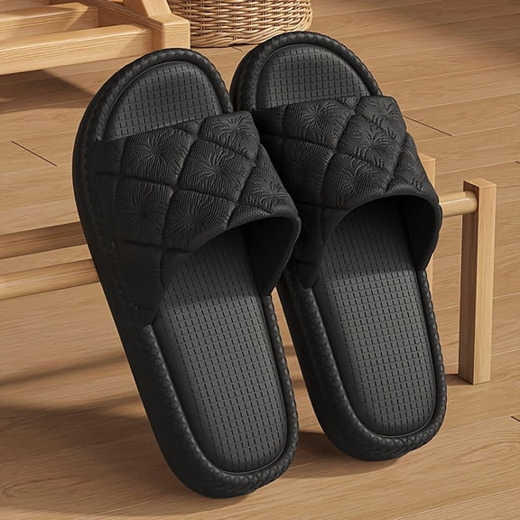 [Men's Non-Slip Slippers] Men's Home Slippers - Non-Slip Indoor Couple's Slippers - Casual Comfortable EVA Material - Printed Design - Suitable for Home, Outdoor, Beach, Bathroom Wear - Holiday Gift
