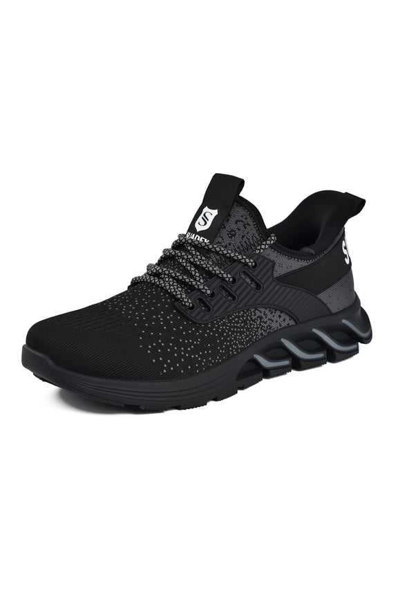 Men's Non Slip Work Shoes Hands Free slip ins Walking & Lightweight Sneakers Food Service Chef Kitchen Restaurant