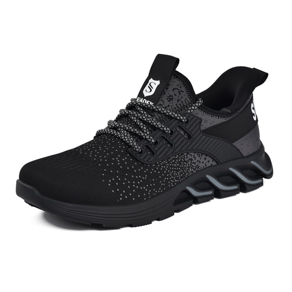 Men's Non Slip Work Shoes Hands Free slip ins Walking & Lightweight Sneakers Food Service Chef Kitchen Restaurant