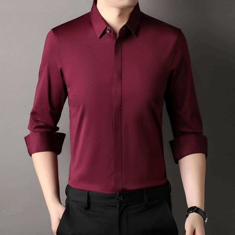 seamless dress shirt The White Madison Fine Twill with French Placket Custom Shirt