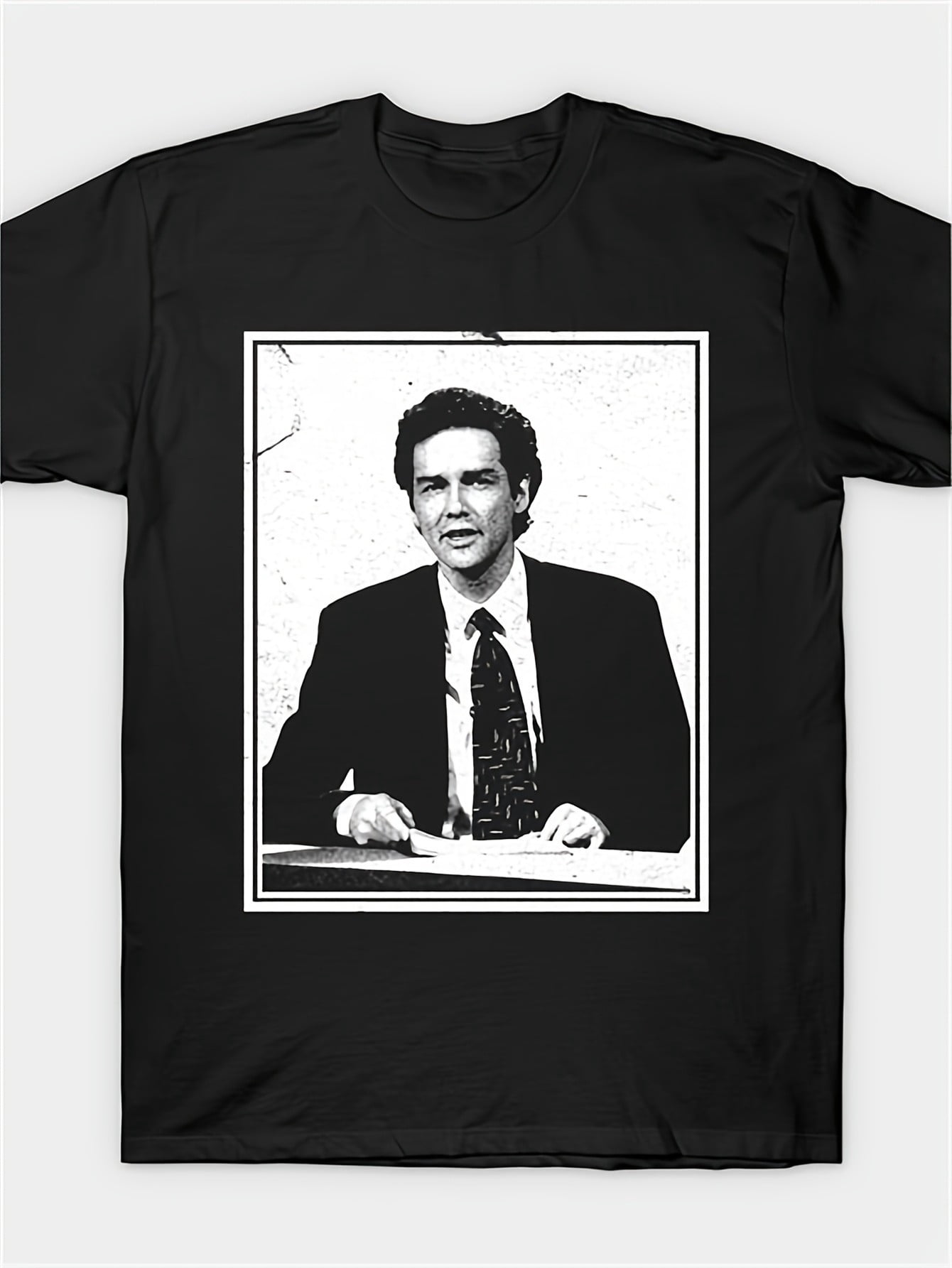 Men's Norm Macdonald Graphic Print T-She Regulare, Classic Tee, Soft Texture, Stylish Top, Urban Style, Party Clothing, Durable Material, Printed Shirt, Young Adults
