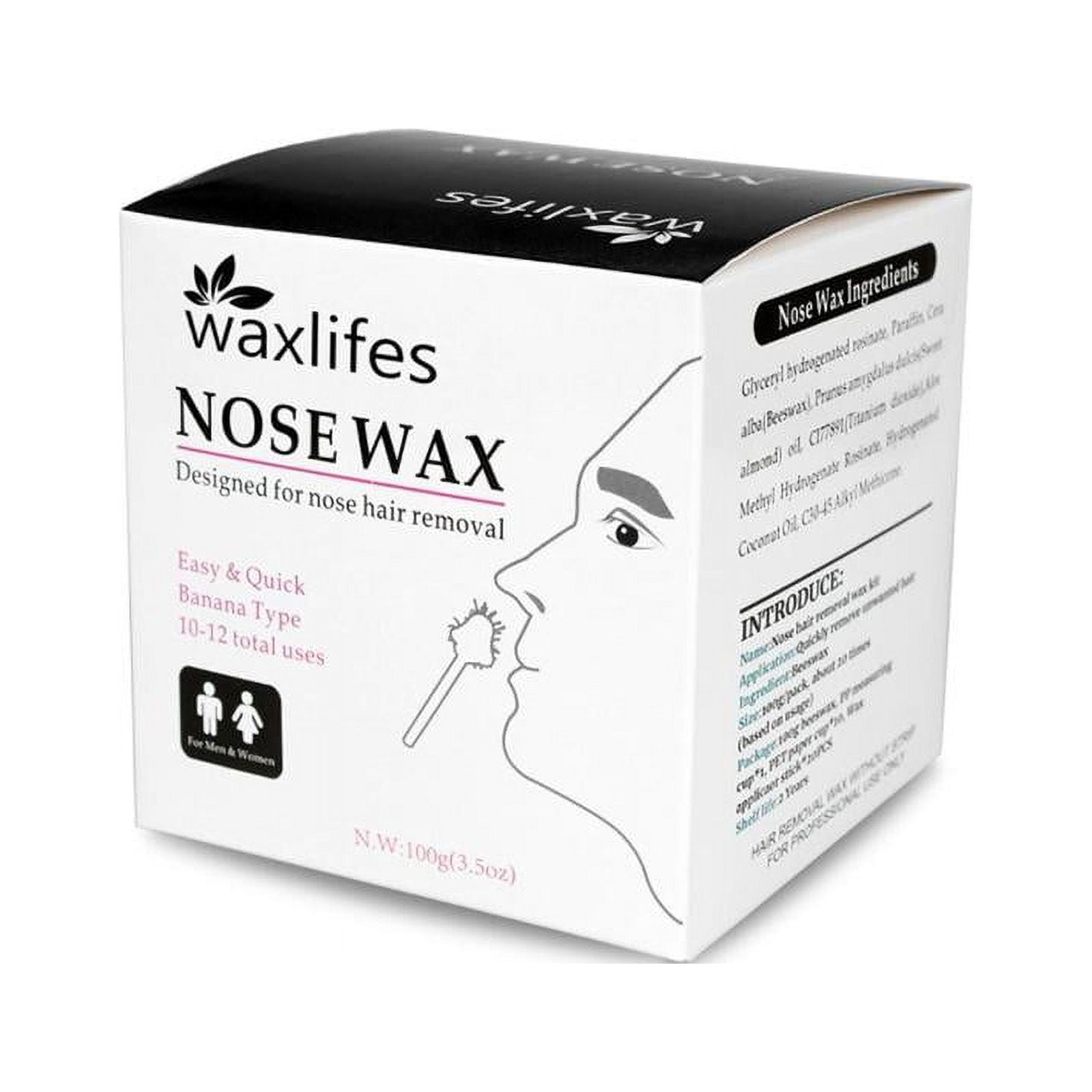 Men's Nose Hair Removal Wax Beads Kit Nasal Ear Hairs Effective