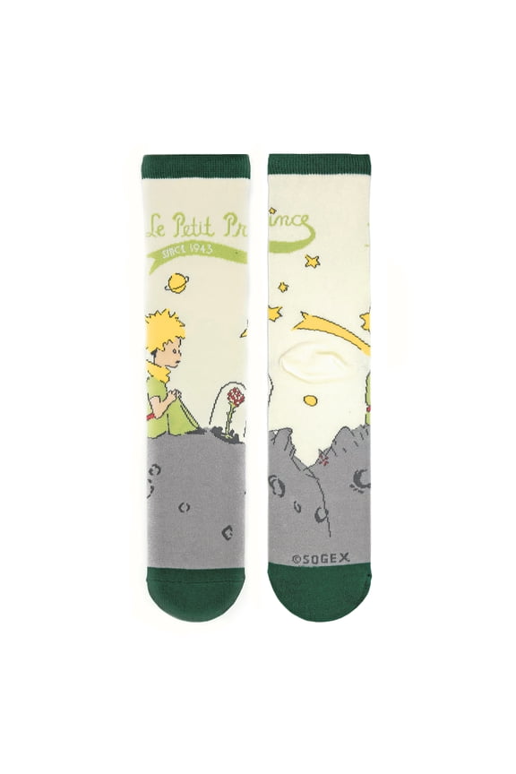 Mens Novelty Crew Socks, Crazy Funny Cotton Dress Socks Gift - The Litle Prince