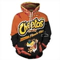 thumbnail image 1 of Men's Cheetos and Takis Hoodie 3D Print Pullover Unisex Casual Sweatshirt (Black XL), 1 of 2