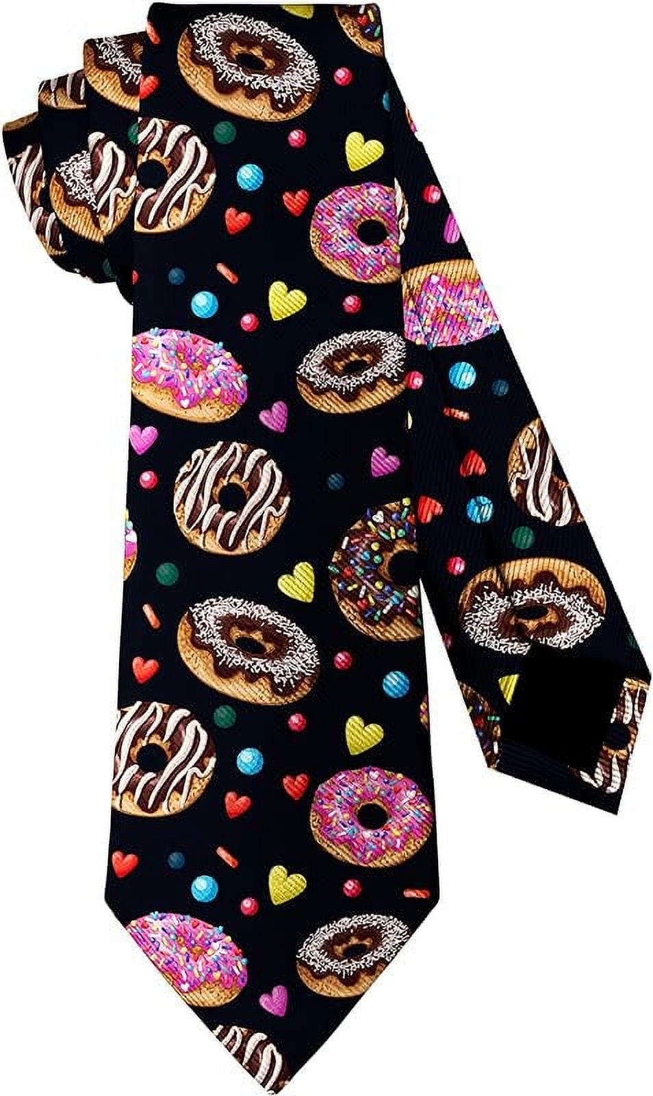 Men's Novelty Tie Funny Necktie For Mens Wedding Party Work Casual