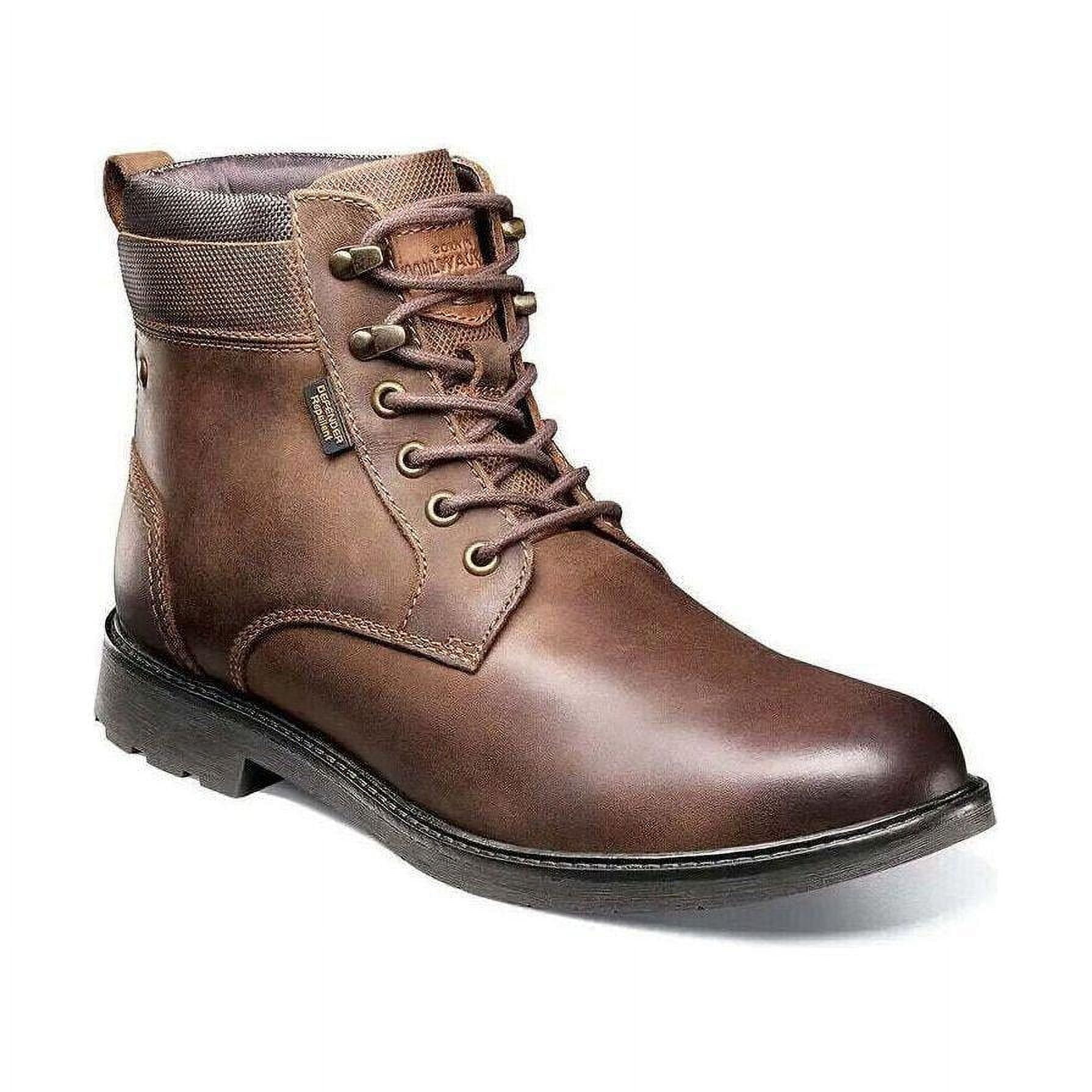 Men's Nunn Bush 1912 Plain Toe Boot Water-resistance Brown CH