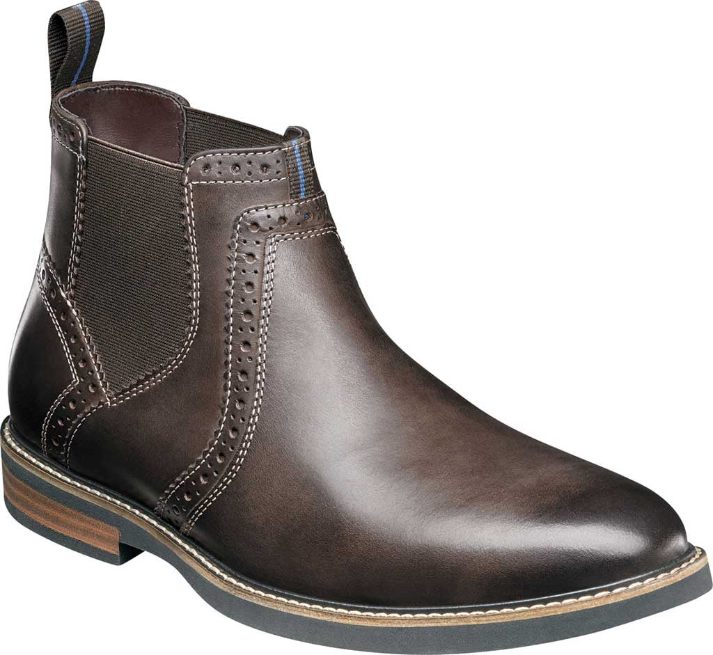 Men\'s size 11- Nunn Bush Men\'s Otis Chelsea boots featuring tan leather- great! Nunn Bush Otis II Plain Toe Chelsea Boots - Mens Clothing  main image 2