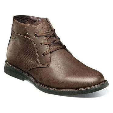 Men's Nunn Bush Otto Plain Toe Chukka Boot Dress Shoes Brown CH 84987-215