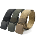 thumbnail image 1 of Men's Nylon Belt - Adjustable with Quick Release Plastic Buckle (Gray), 1 of 4