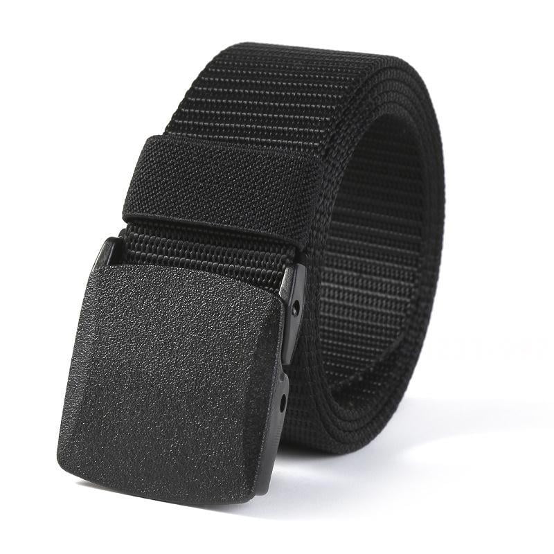 Men's Nylon Belt, Web Canvas Belt with Plastic Buckle, Adjustable ...