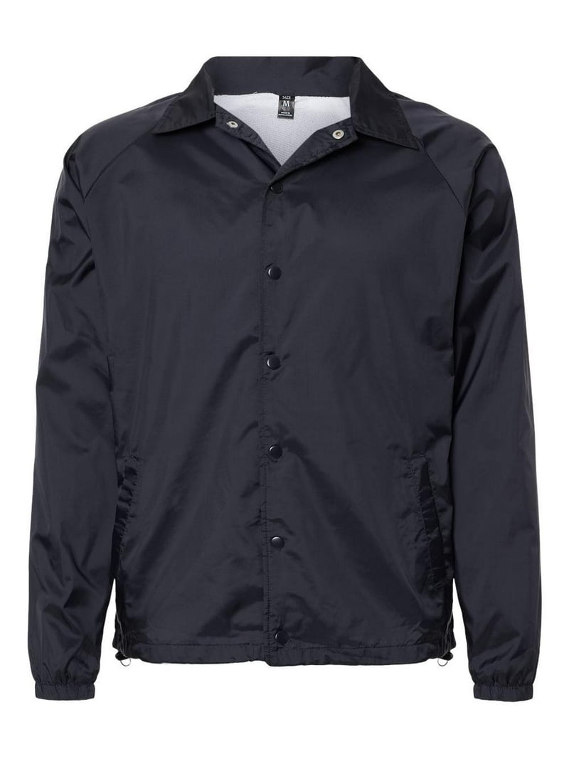 【XXL】PADDED NYLON COACH JACKET (NAVY) Men's Nylon Coaches Jacket - NAVY - XL - Walmart.com