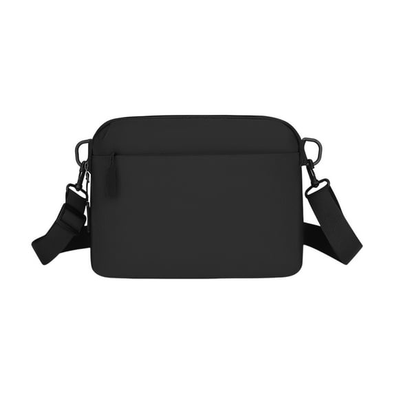 Men's Nylon Crossbody Bag with Multifunctional Storage, Adjustable Strap, Lightweight Outdoor Shoulder Backpack for Travel, Sports, and Everyday Use