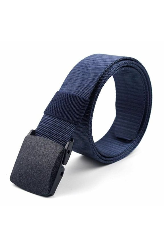 Men's Nylon Travel Belt with Hidden Compartment Non Metal Buckle Cashsafe for Outdoor Daily Wear