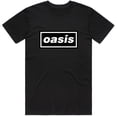 thumbnail image 1 of Oasis Men's Band Logo T-Shirt Black Black Medium, 1 of 3