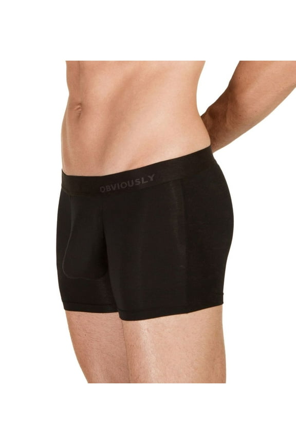 Men's Obviously A00-1A PrimeMan AnatoMAX 3 Inch Boxer Brief (Black 3XL)