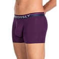 thumbnail image 1 of Men's Obviously A00-1A PrimeMan AnatoMAX 3 Inch Boxer Brief (Purple L), 1 of 4