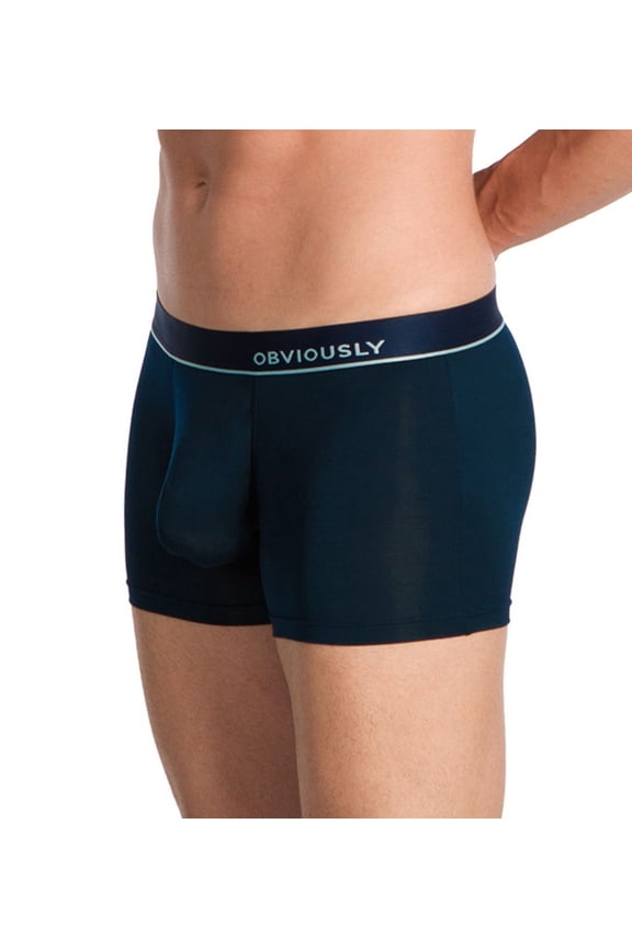 Men's Obviously A00-1K PrimeMan AnatoMAX 3 Inch Boxer Brief (Midnight S)