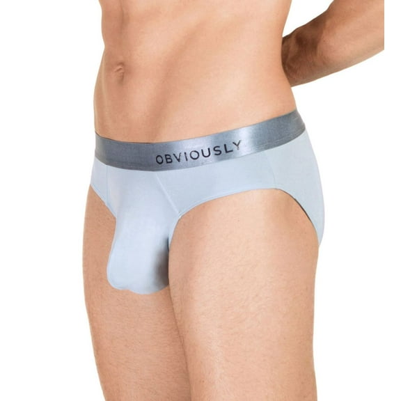 Men's Obviously A02-1E PrimeMan AnatoMAX Brief (Ice Blue XL)